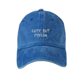 Cute But Psycho Yıkamalı Şapka