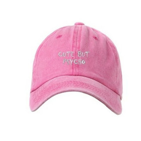 Cute But Psycho Yıkamalı Şapka